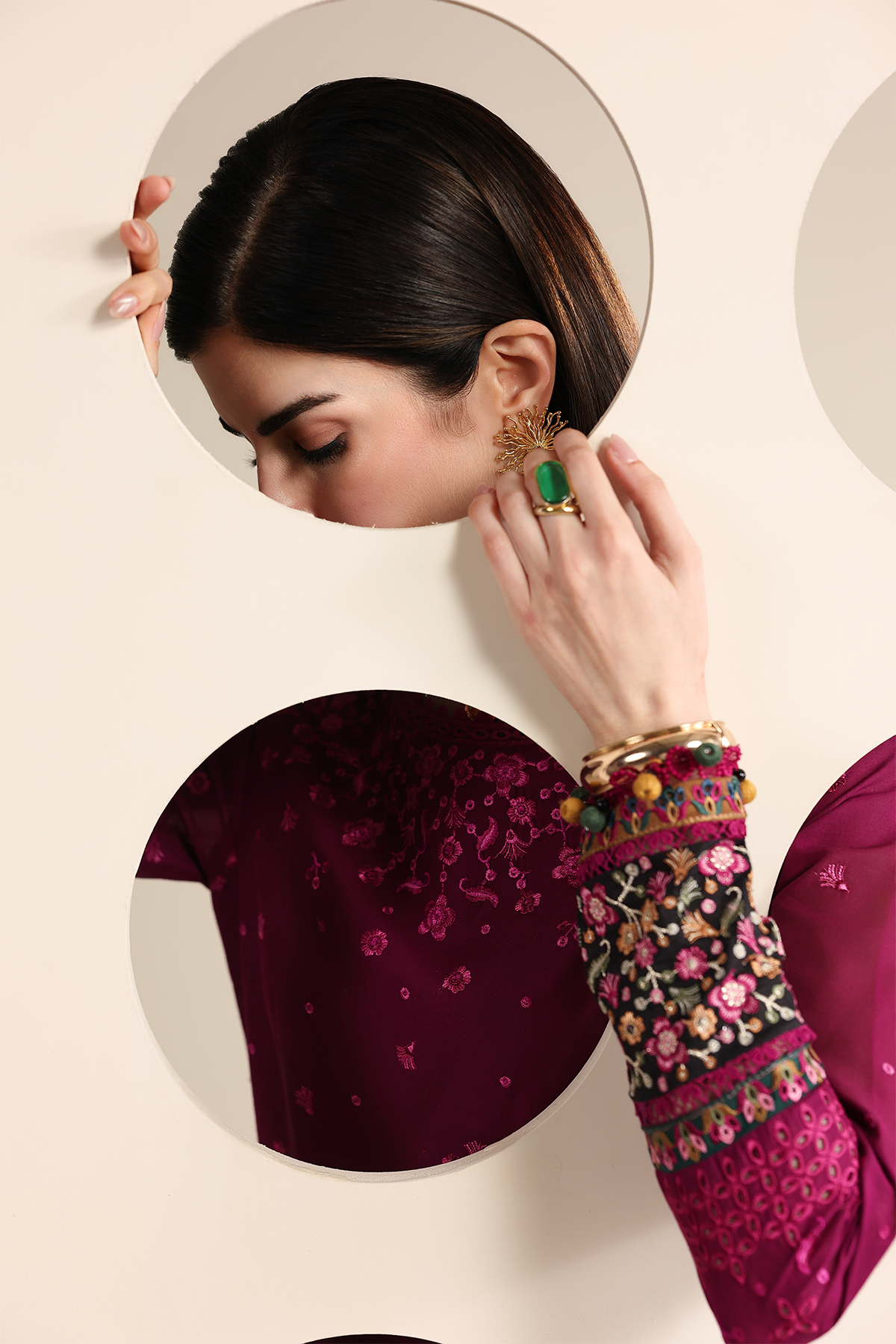 EMBROIDERED LAWN IL26-D02