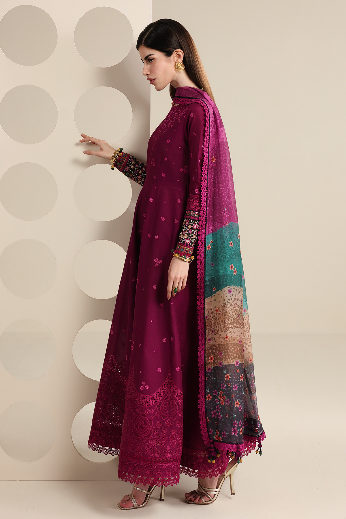 EMBROIDERED LAWN IL26-D02