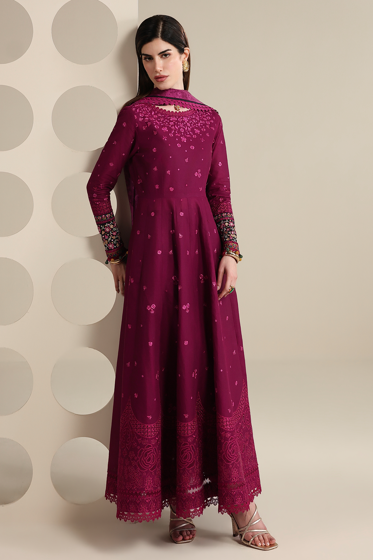 EMBROIDERED LAWN IL26-D02