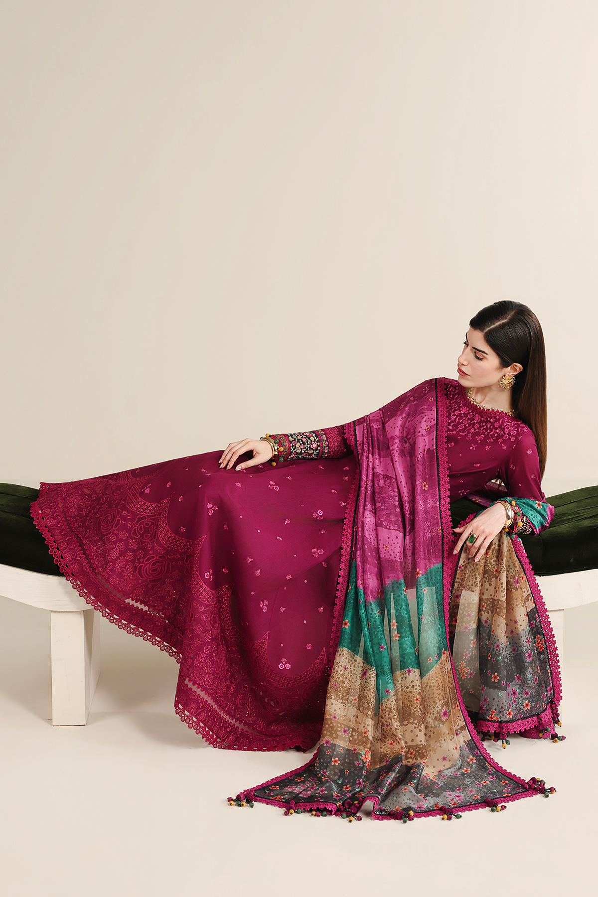 EMBROIDERED LAWN IL26-D02