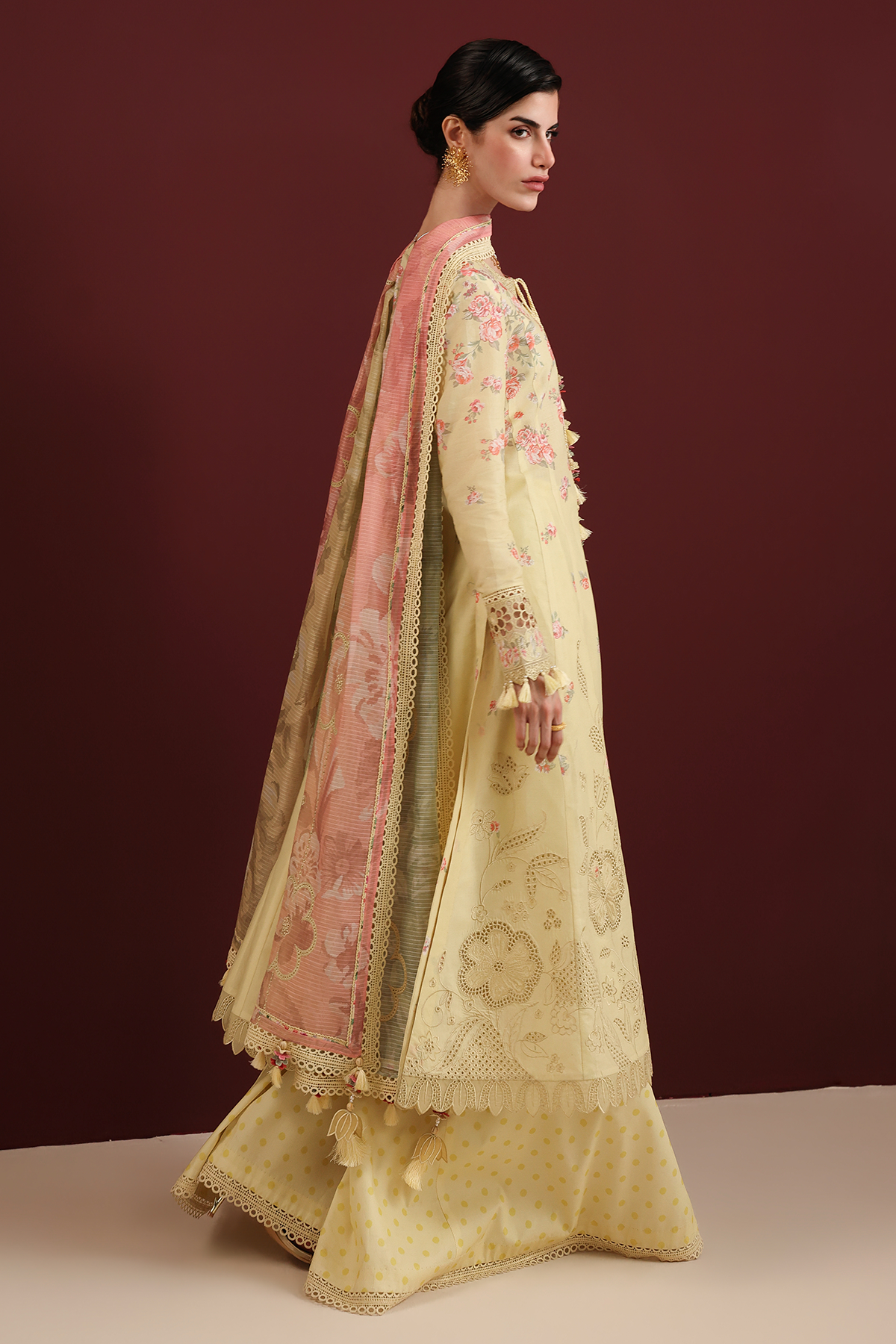 EMBROIDERED LAWN IL26-D07