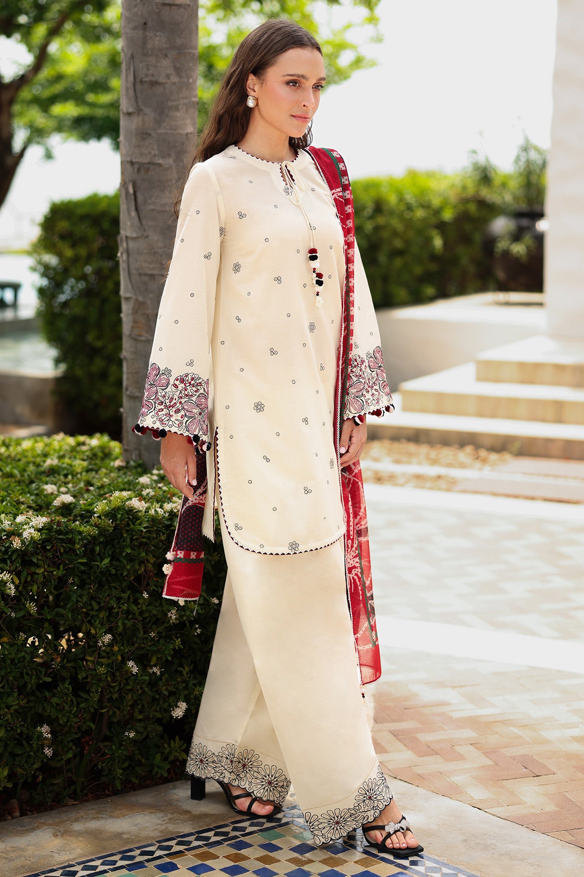 EMBROIDERED LAWN RTW-1219