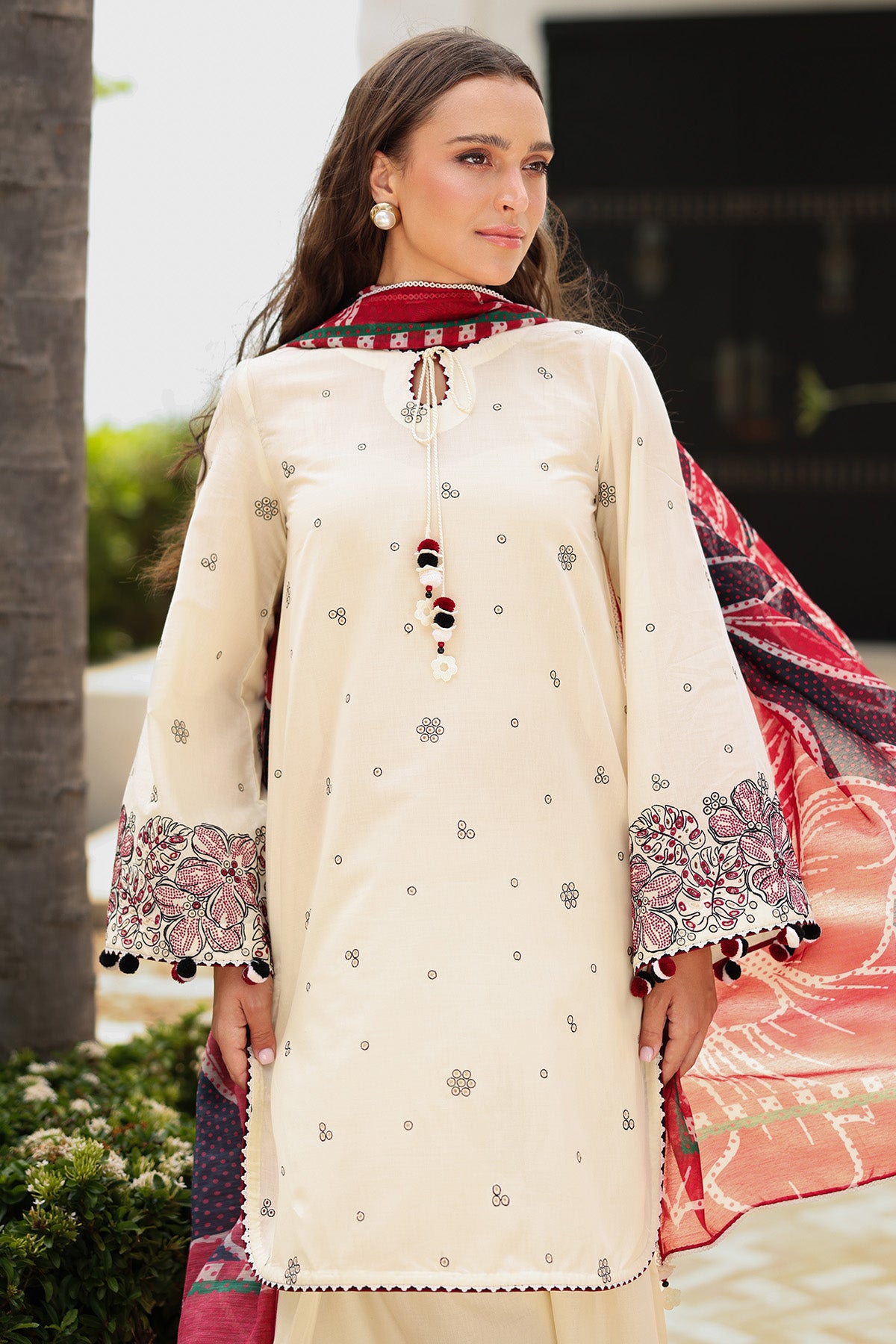 EMBROIDERED LAWN RTW-1219