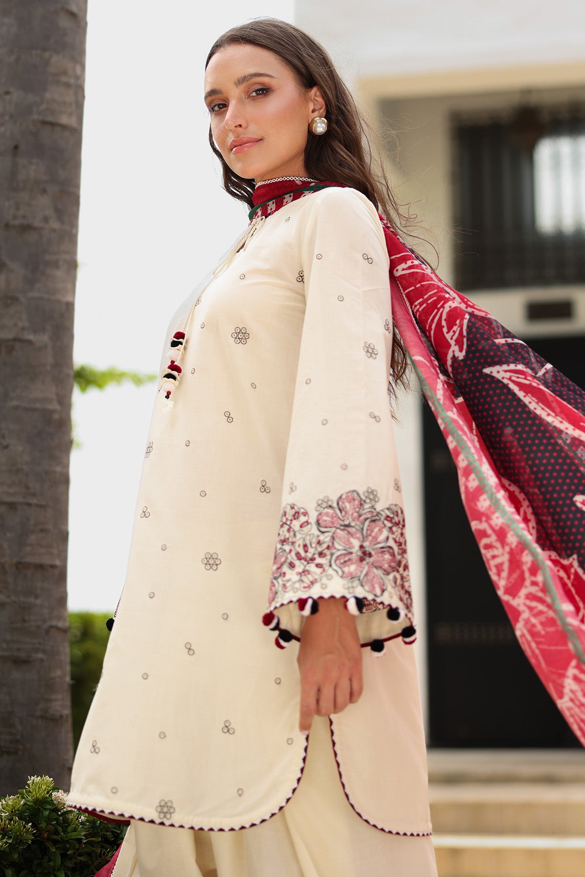 EMBROIDERED LAWN RTW-1219