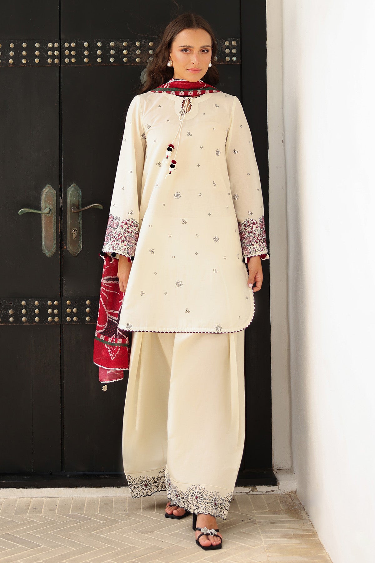 EMBROIDERED LAWN RTW-1219