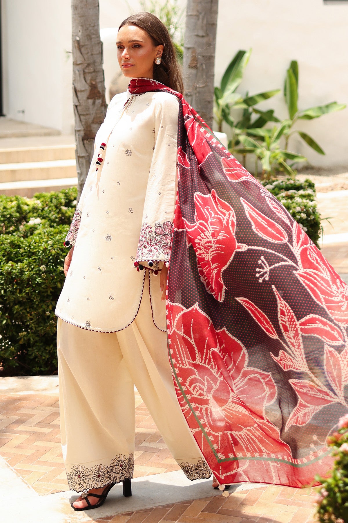 EMBROIDERED LAWN RTW-1219