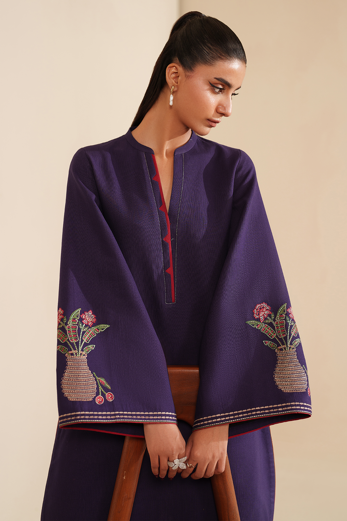 Embroidered Khaddar RTW-1263