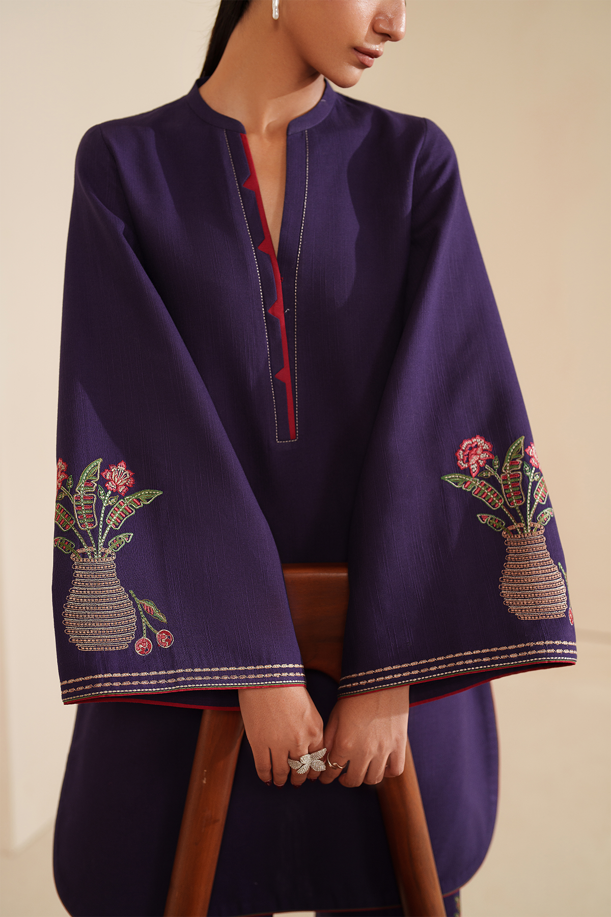 Embroidered Khaddar RTW-1263