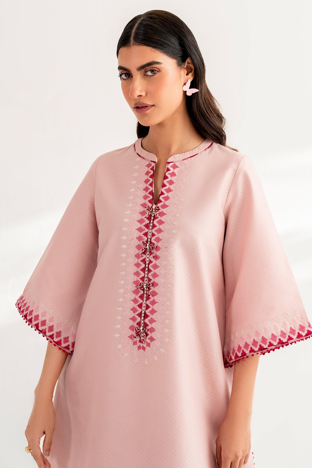 Embroidered Dobby Lawn USE-9268