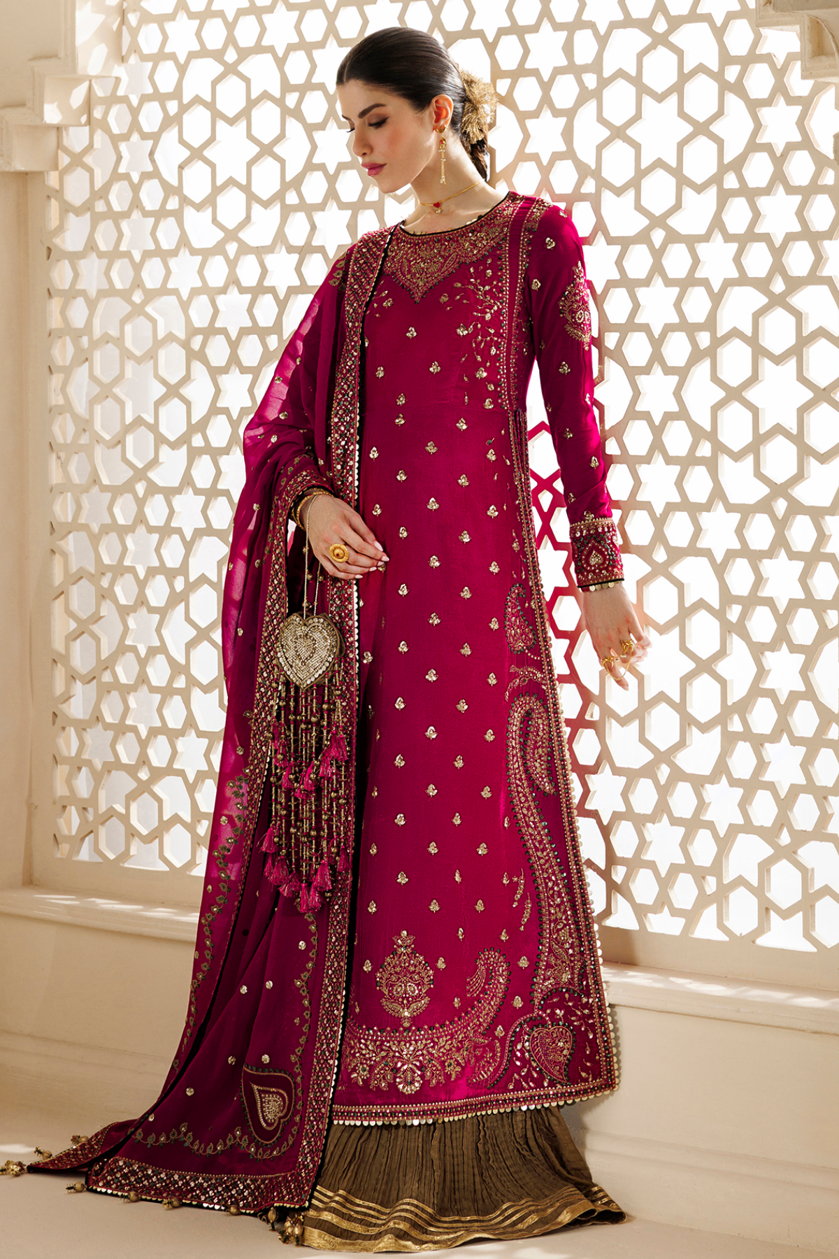 Embroidered Velvet Formal CVF26-D06