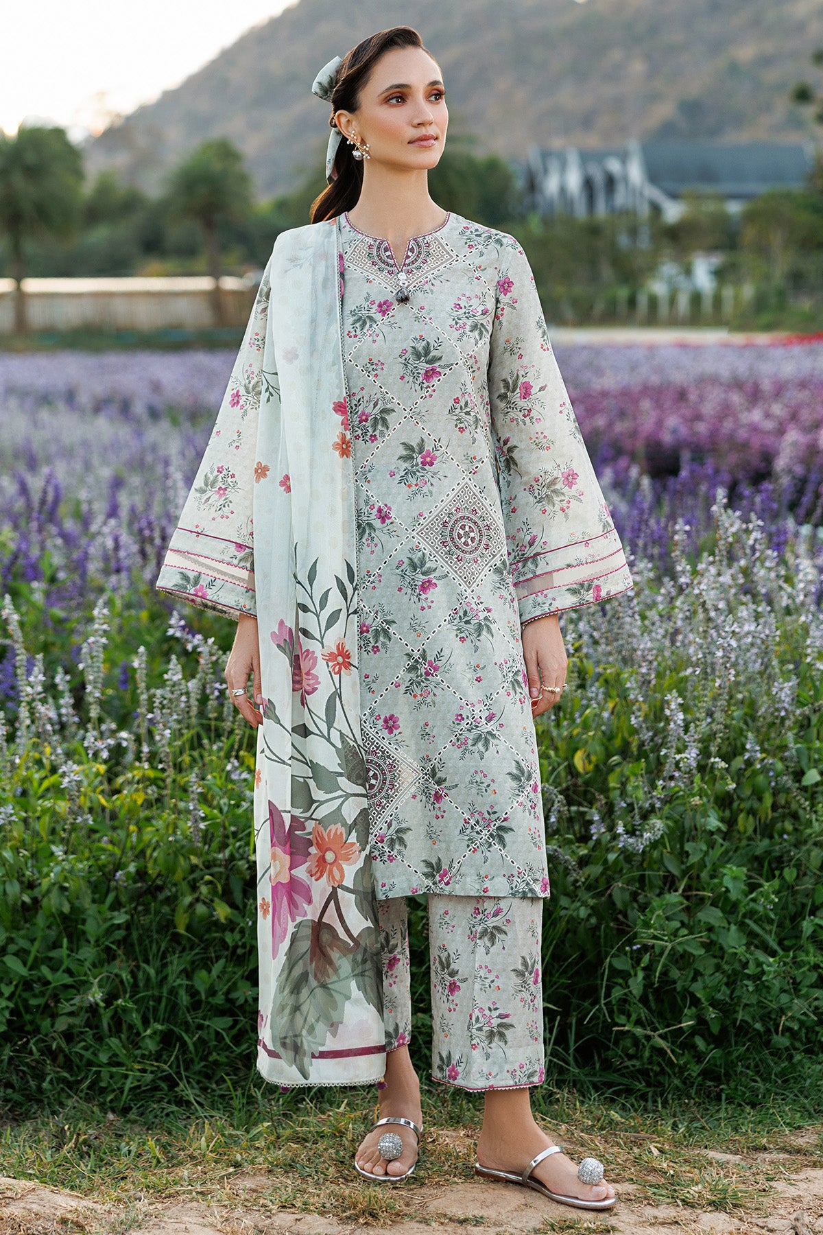 EMBROIDERED LAWN RTW-1282