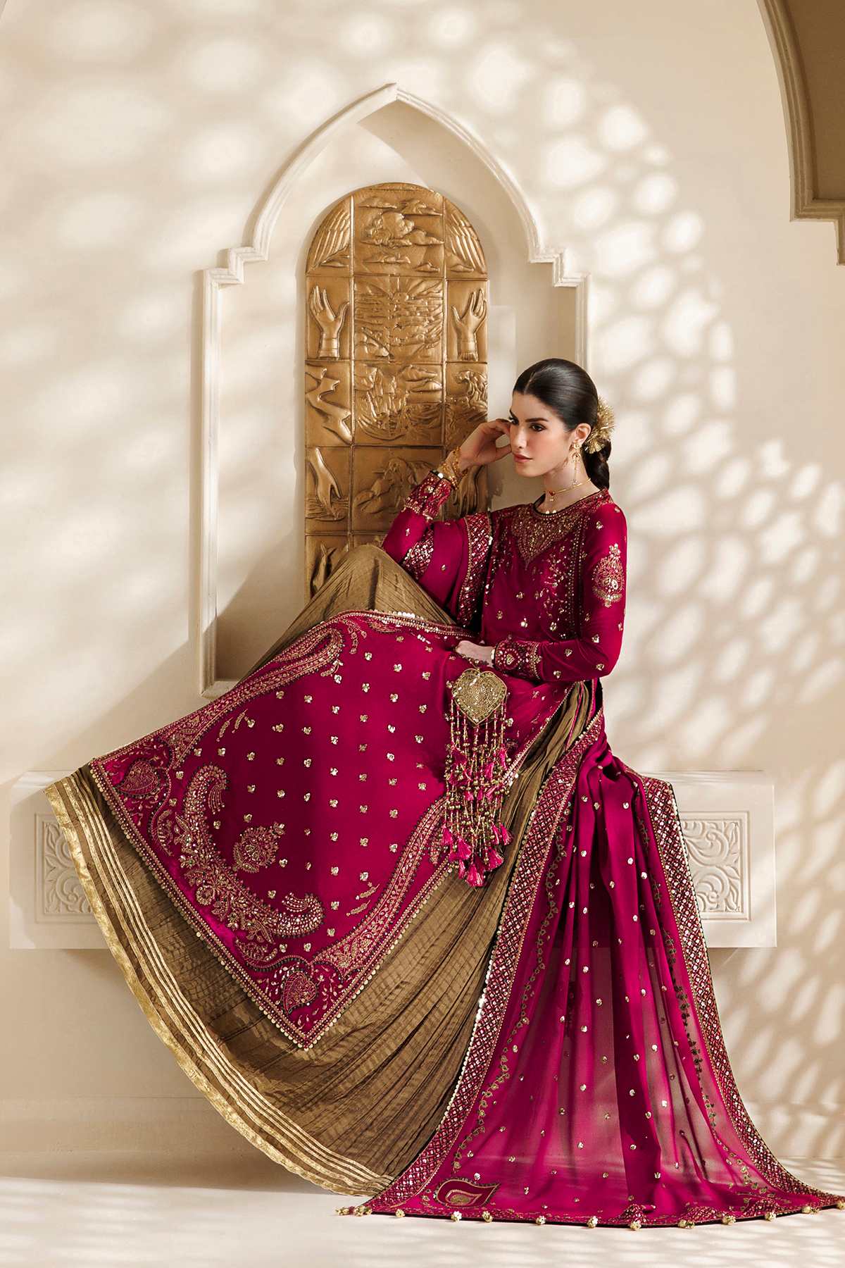 Embroidered Velvet Formal CVF26-D06
