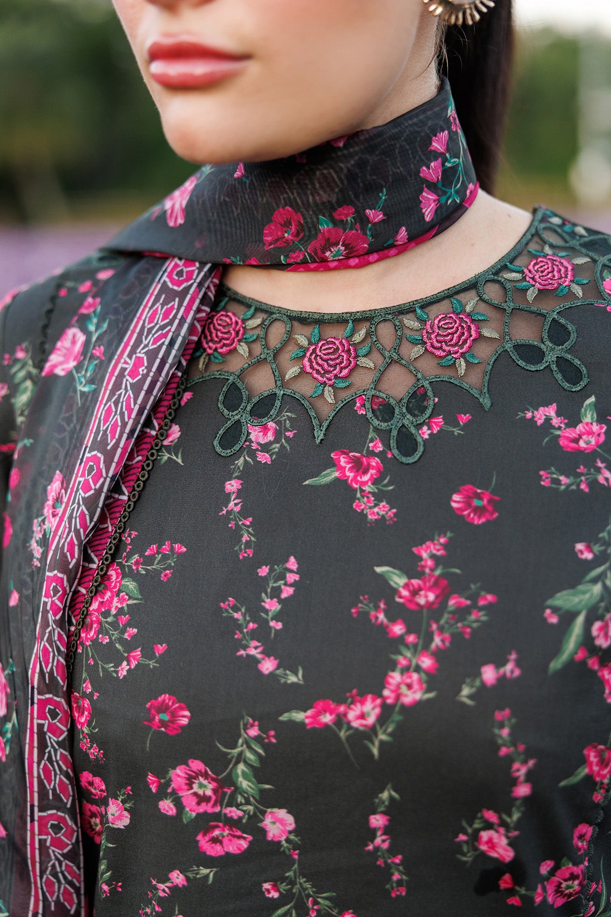 EMBROIDERED LAWN RTW-1284