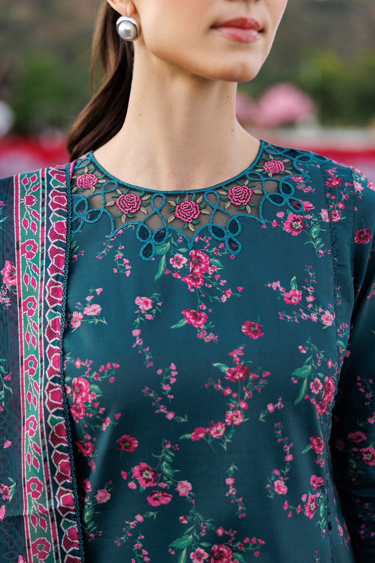 EMBROIDERED LAWN RTW-1285
