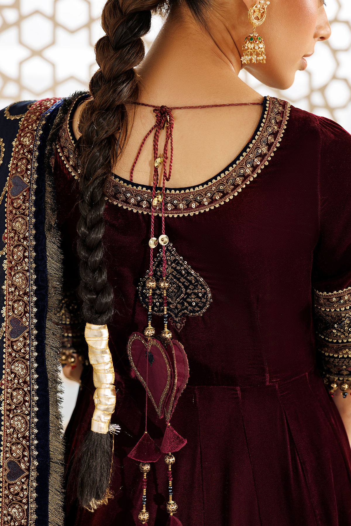 Embroidered Velvet Formal CVF26-D04