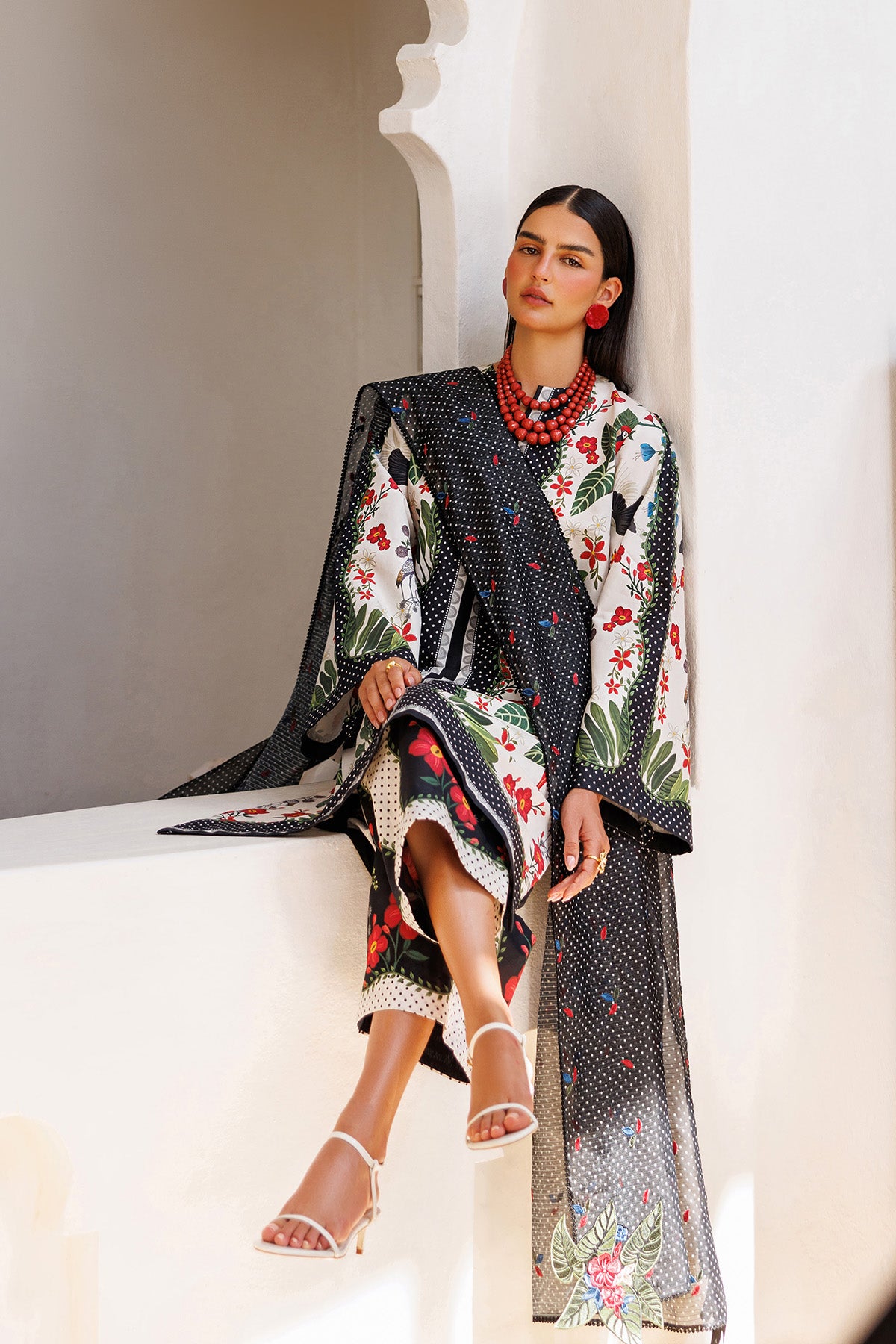 EMBROIDERED LAWN USE-9303