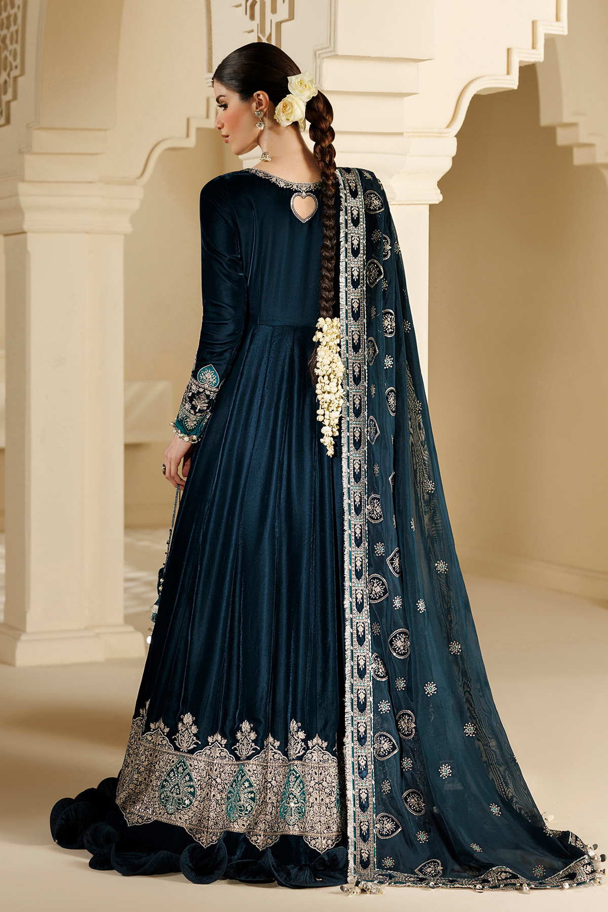 Embroidered Velvet Formal CVF26-D09