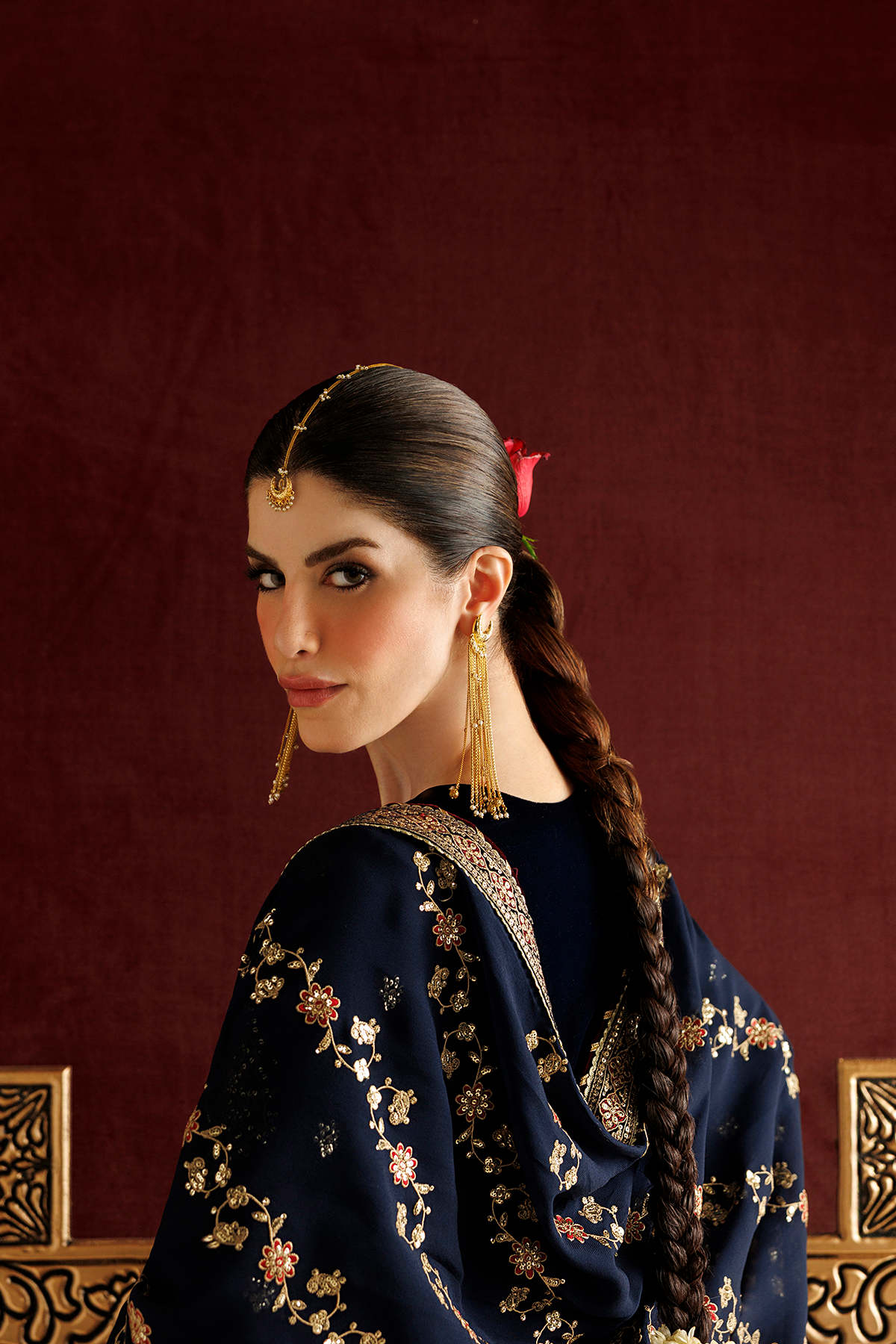 Embroidered Velvet Formal CVF26-D11