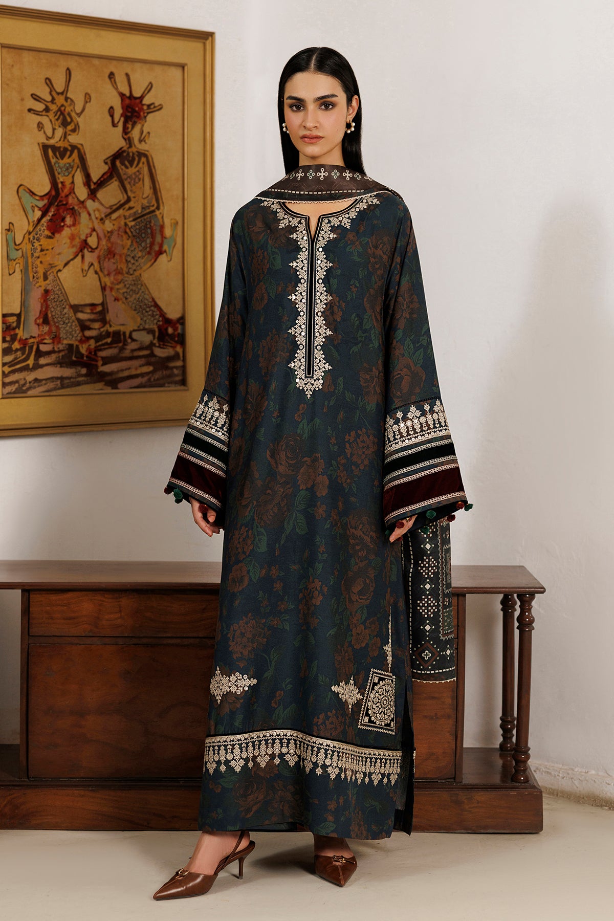 EMBROIDERED PREMIUM VISCOSE UW-0266