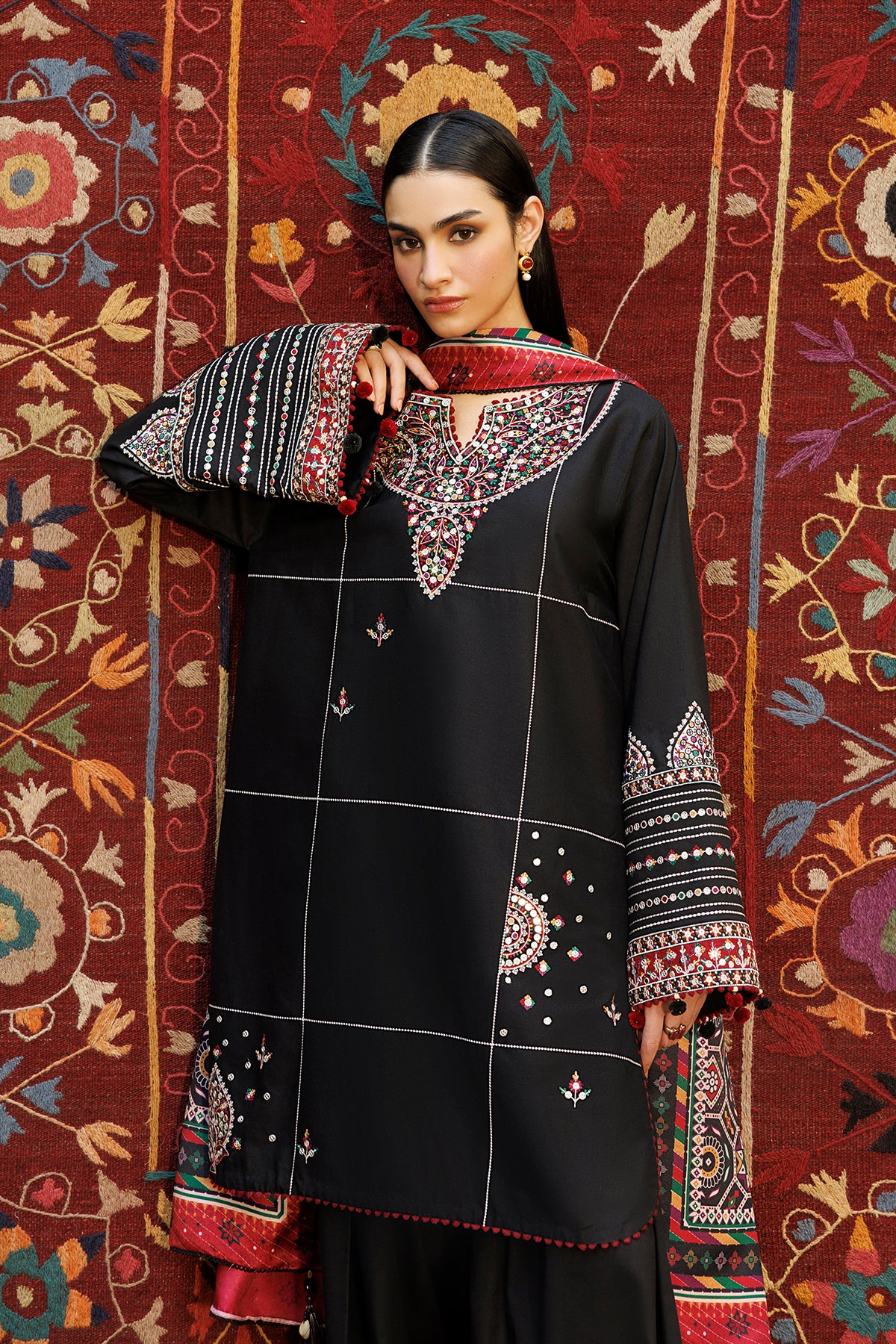 EMBROIDERED PREMIUM VISCOSE UW-0265