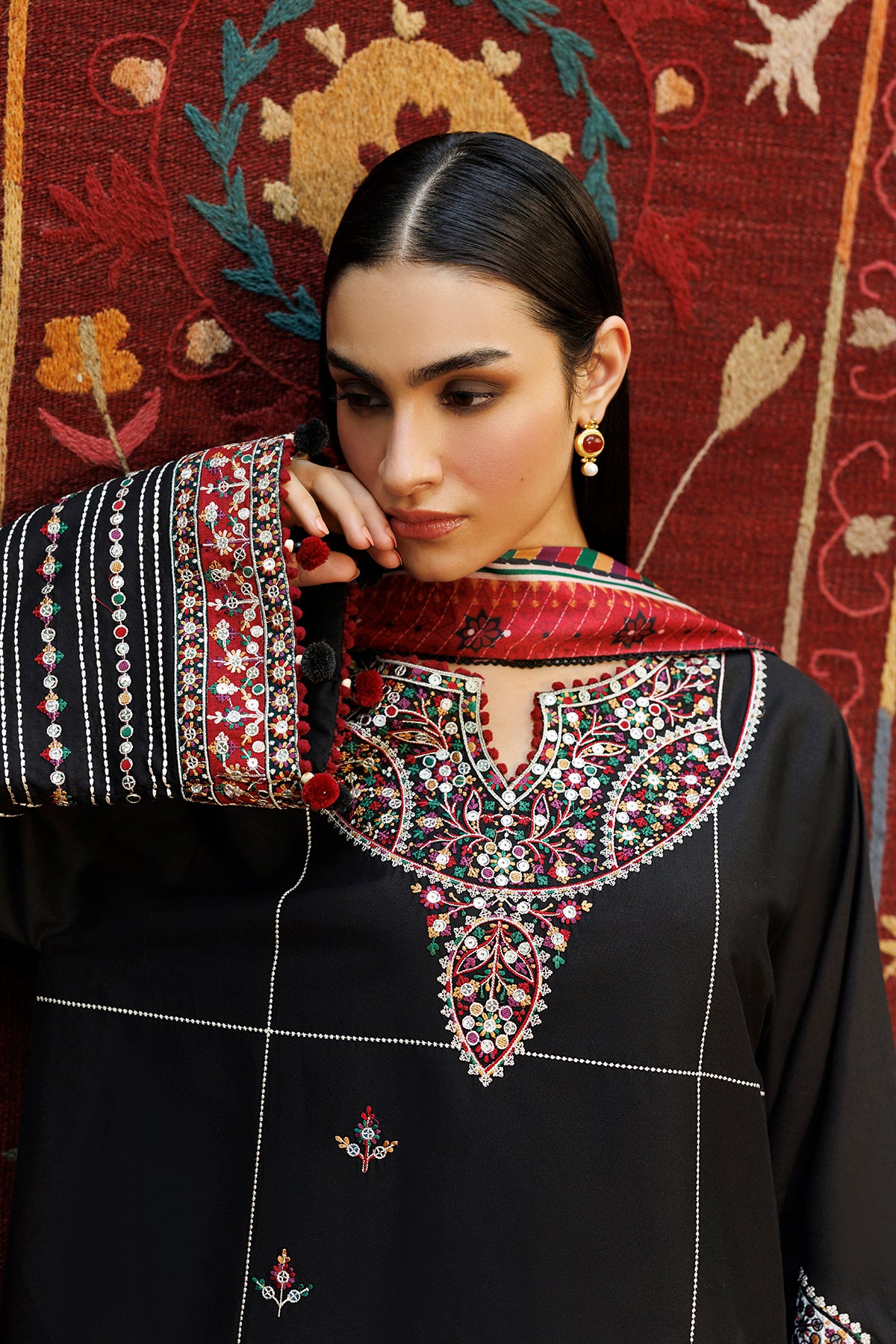 EMBROIDERED PREMIUM VISCOSE UW-0265