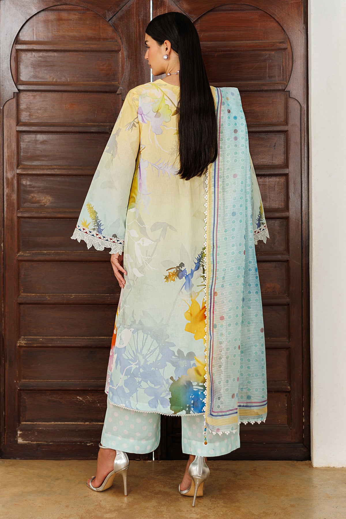 EMBROIDERED LAWN USE-9292