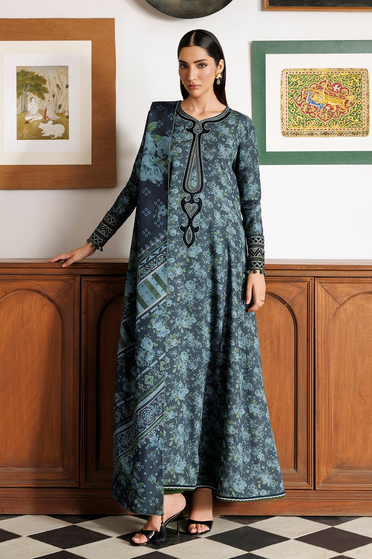 EMBROIDERED PREMIUM VISCOSE RTW-0256