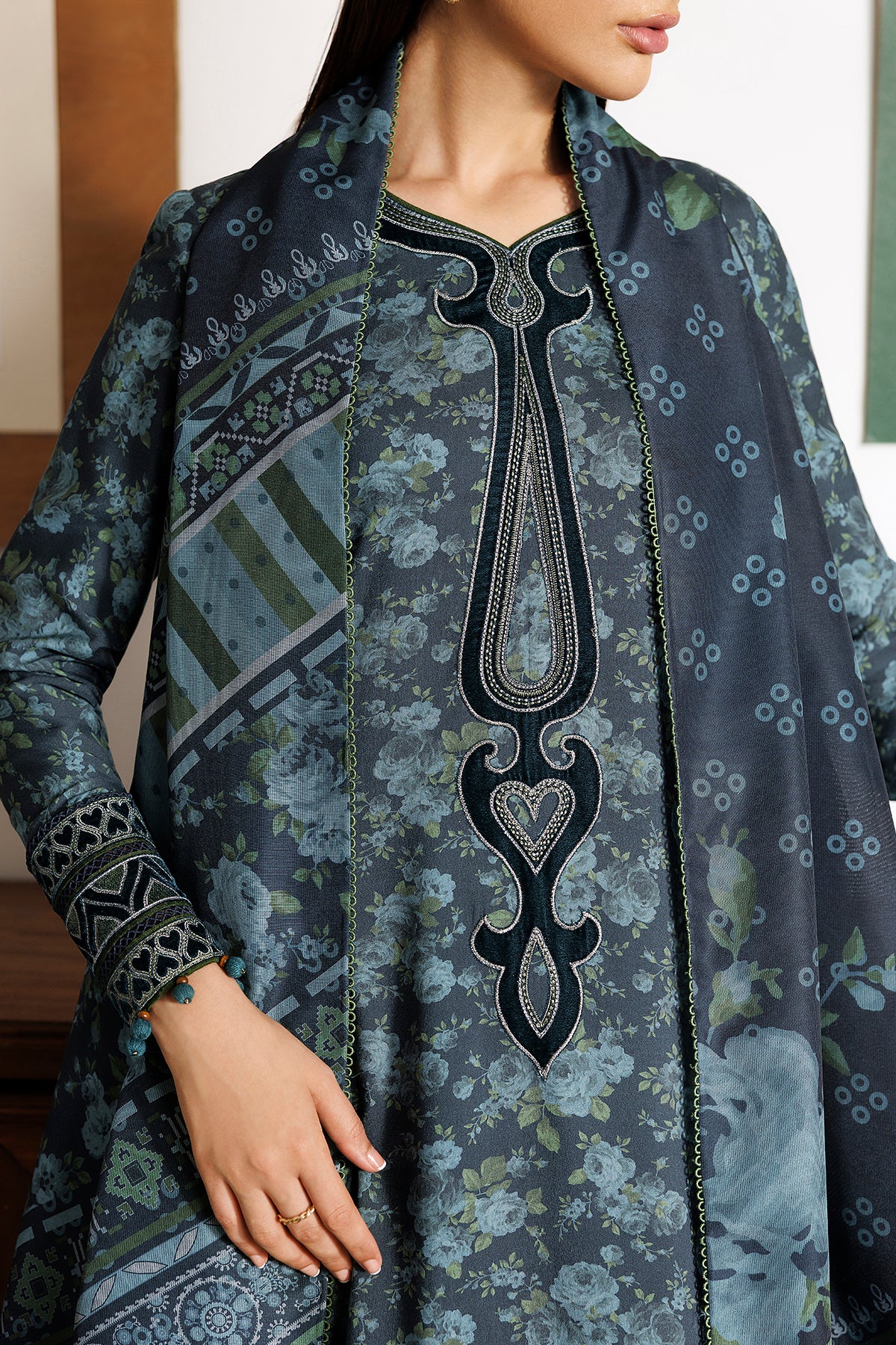 EMBROIDERED PREMIUM VISCOSE RTW-0256