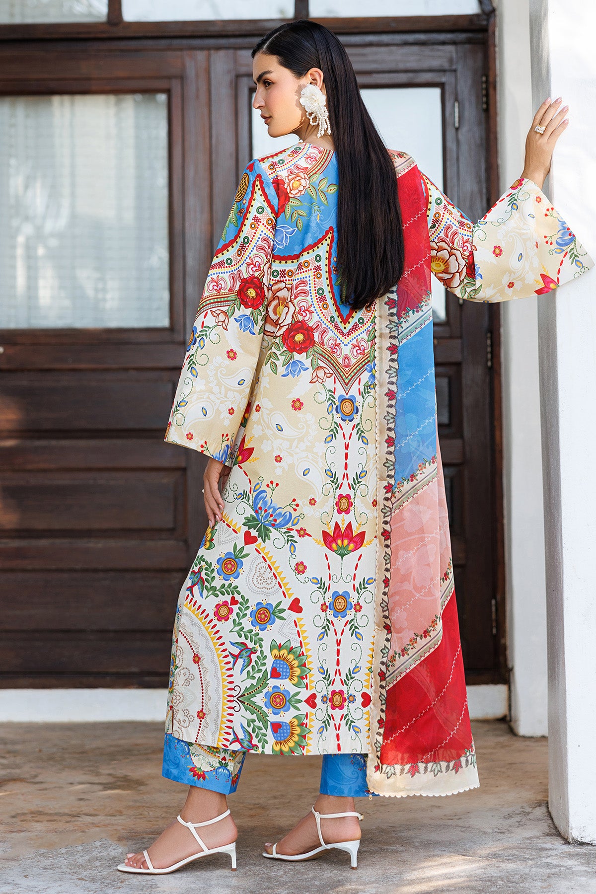 EMBROIDERED LAWN USE-9312