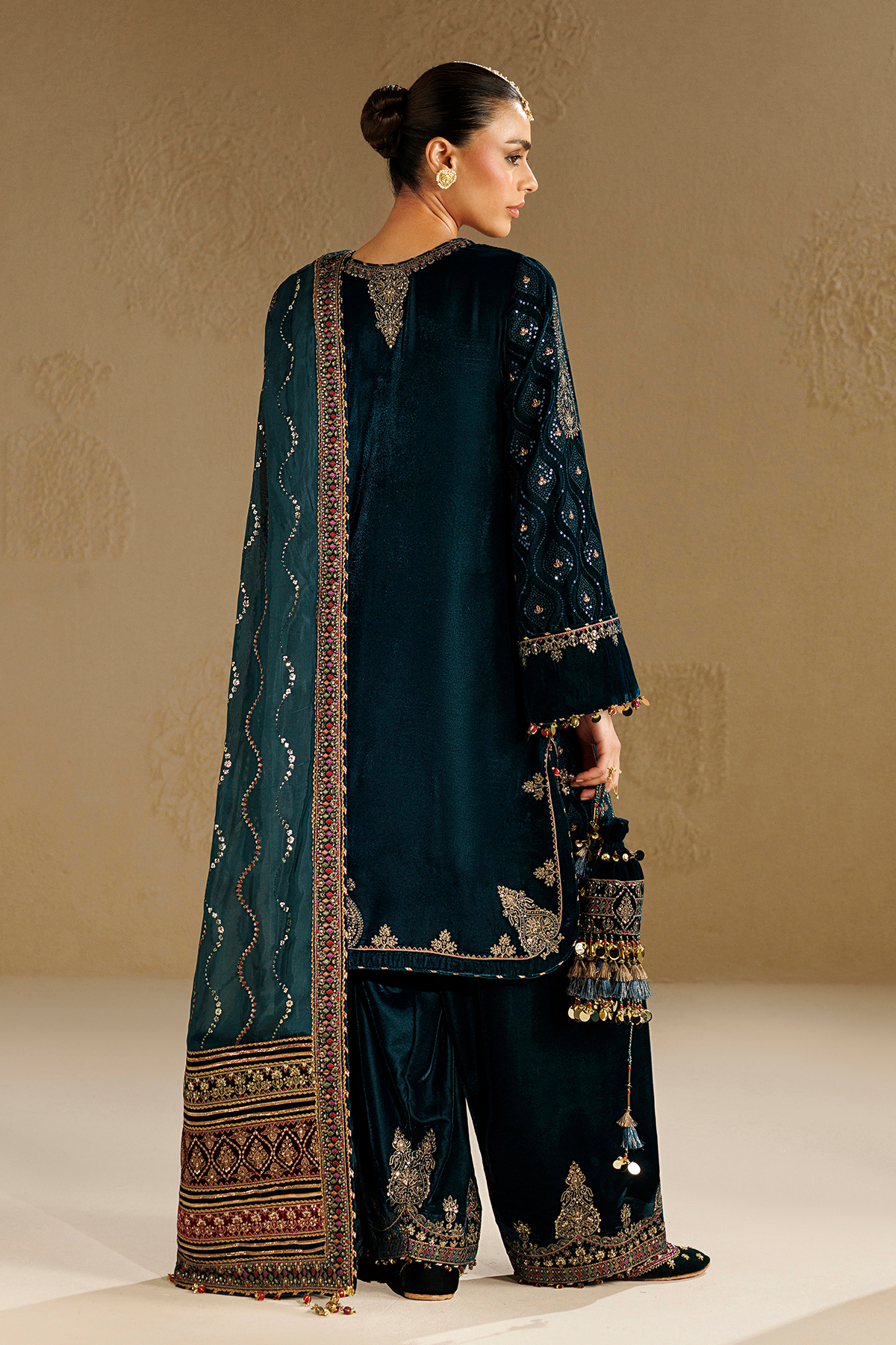 Embroidered Velvet Formal CVF26-D02