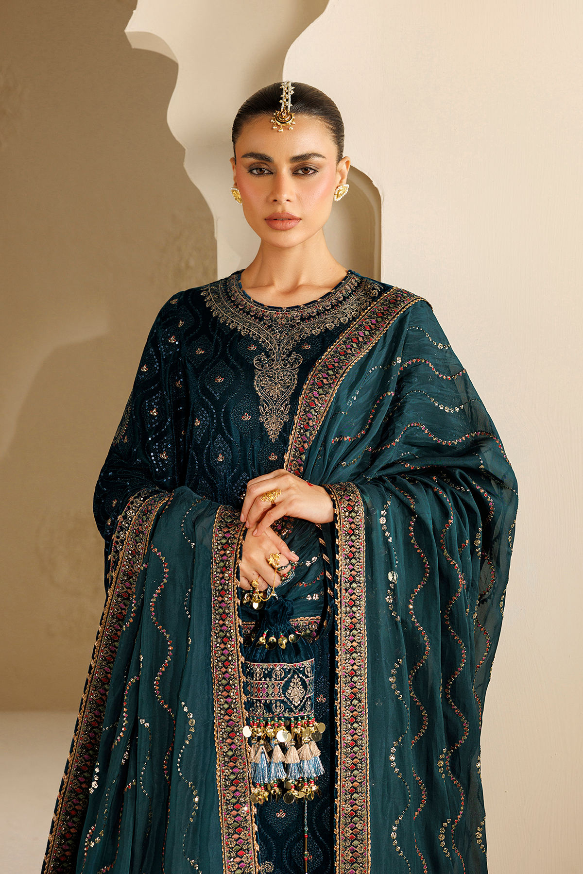 Embroidered Velvet Formal CVF26-D02