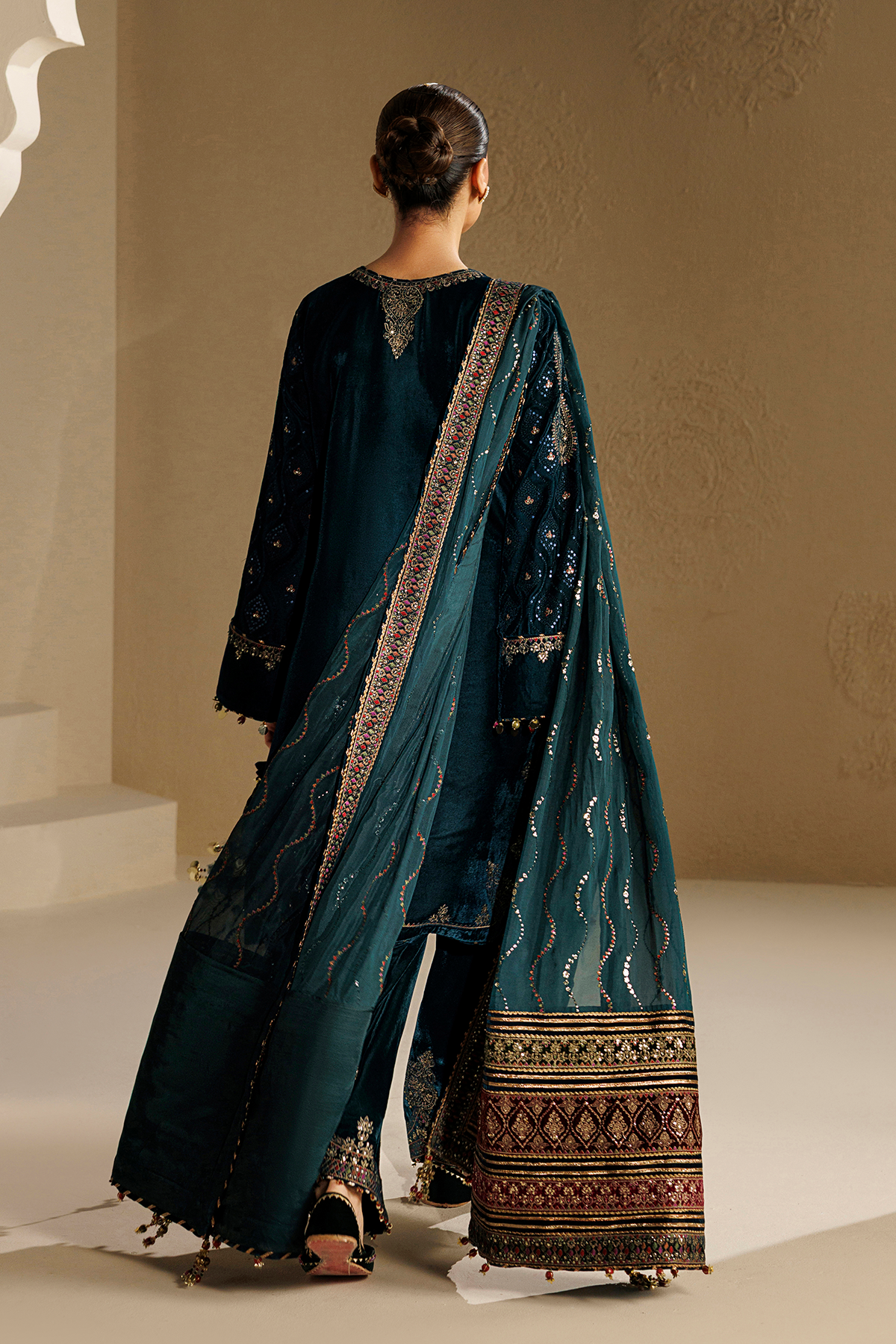 Embroidered Velvet Formal CVF26-D02