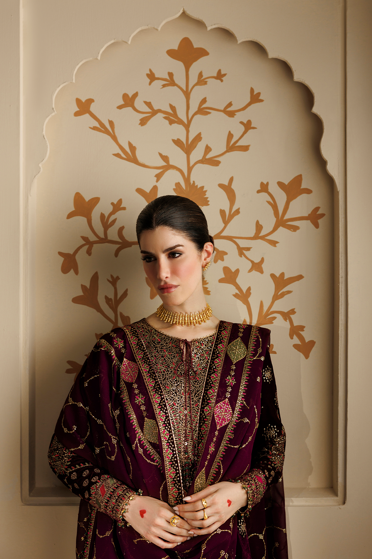 Embroidered Velvet Formal CVF26-D08
