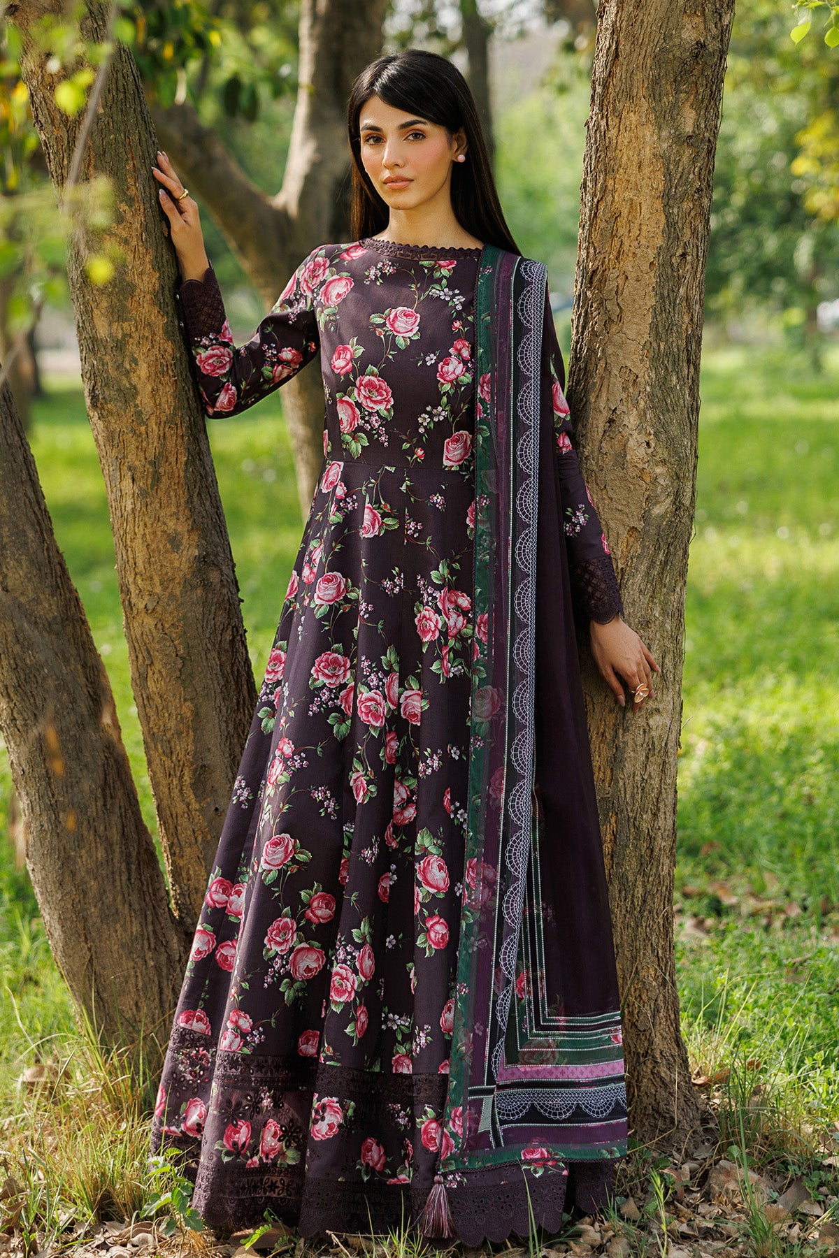 EMBROIDERED LAWN USE-9353