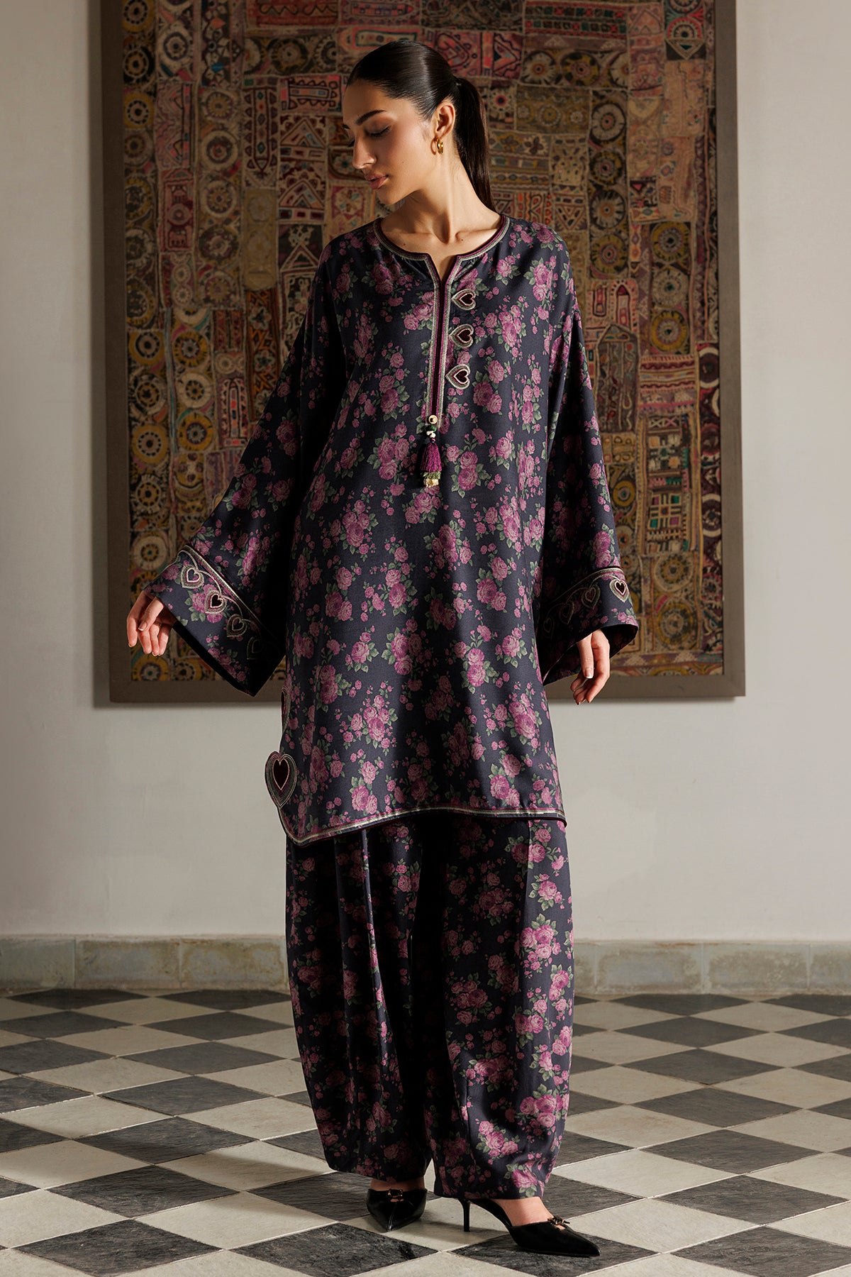 EMBROIDERED PREMIUM VISCOSE RTW-1335