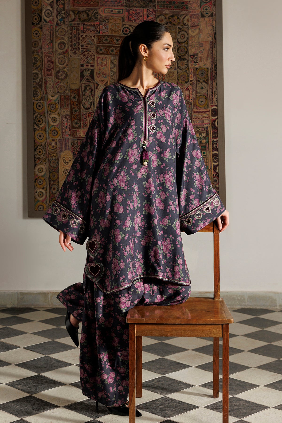 EMBROIDERED PREMIUM VISCOSE RTW-1335