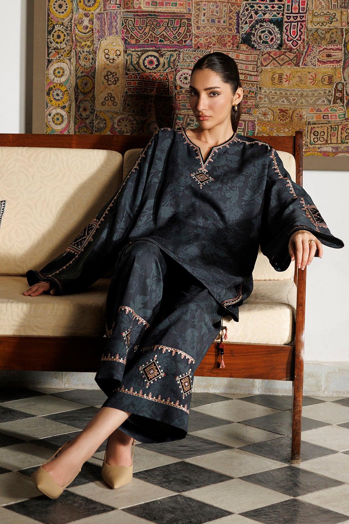 EMBROIDERED PREMIUM VISCOSE RTW-1332