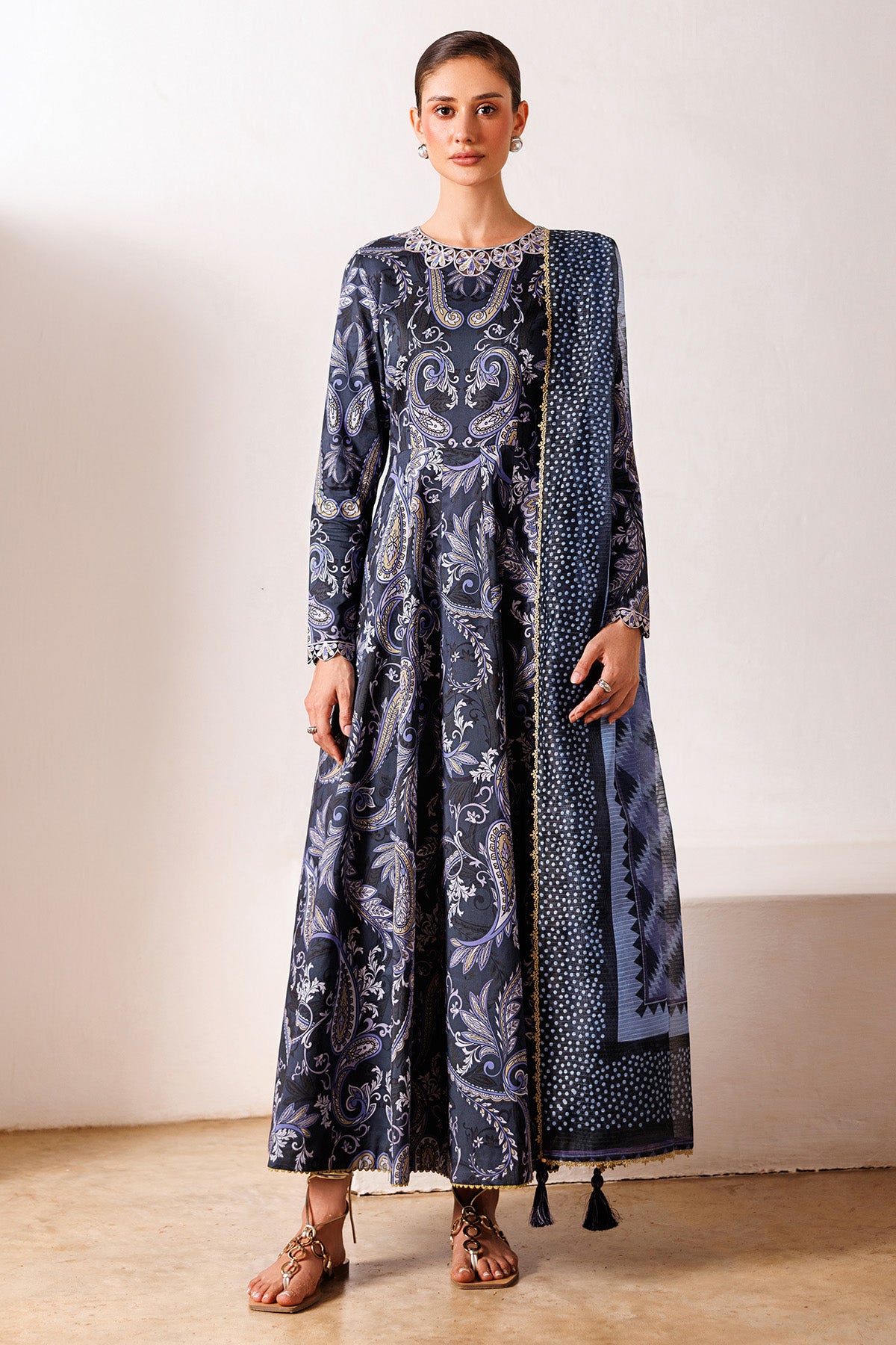 EMBROIDERED LAWN RTW-1286