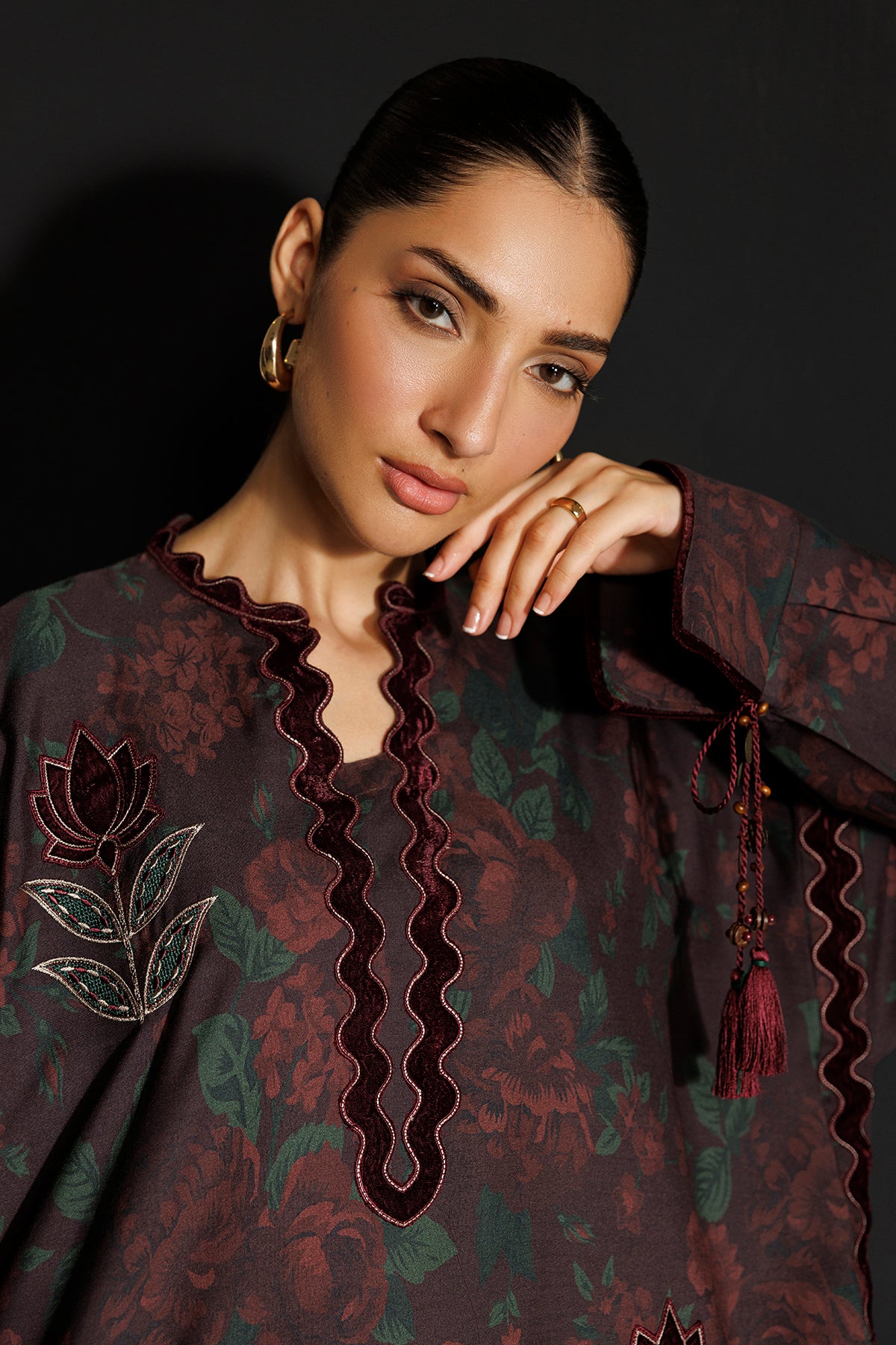 EMBROIDERED PREMIUM VISCOSE RTW-1330