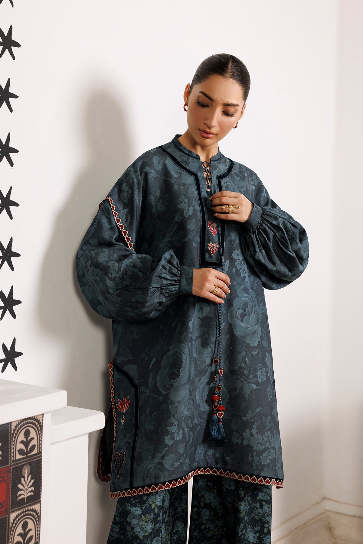 EMBROIDERED PREMIUM VISCOSE RTW-1336