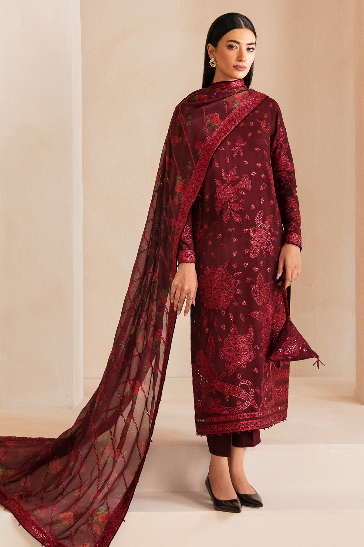 branded embroidered dresses