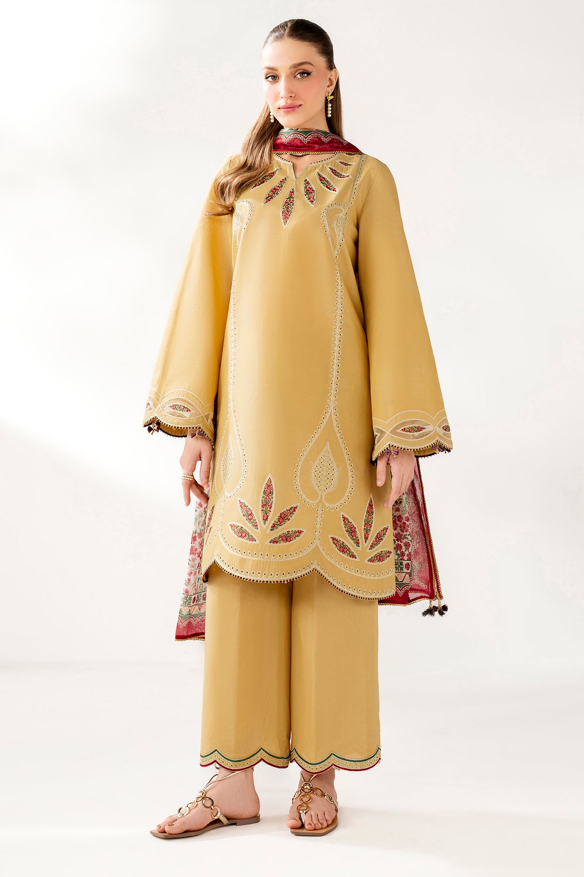 EMBROIDERED LAWN USE-9243