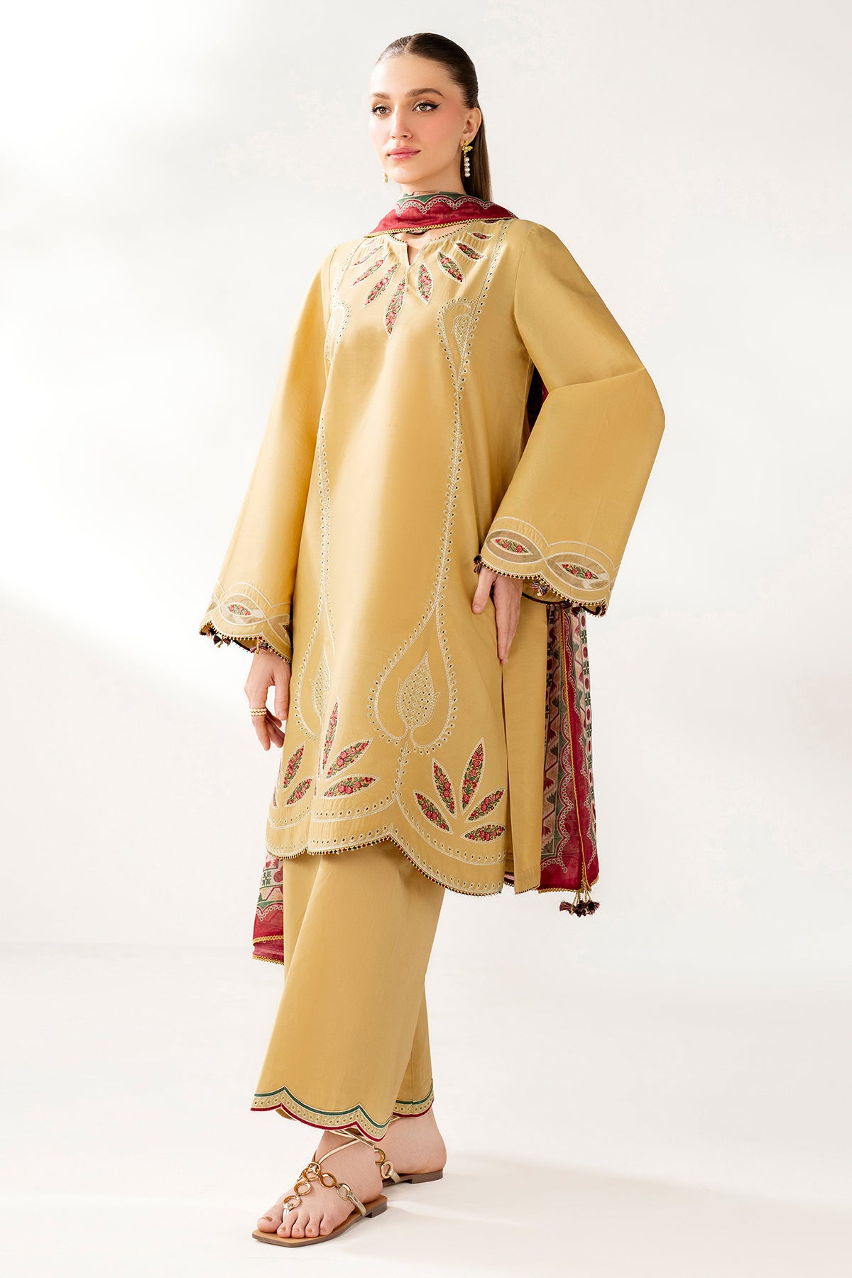 EMBROIDERED LAWN USE-9243