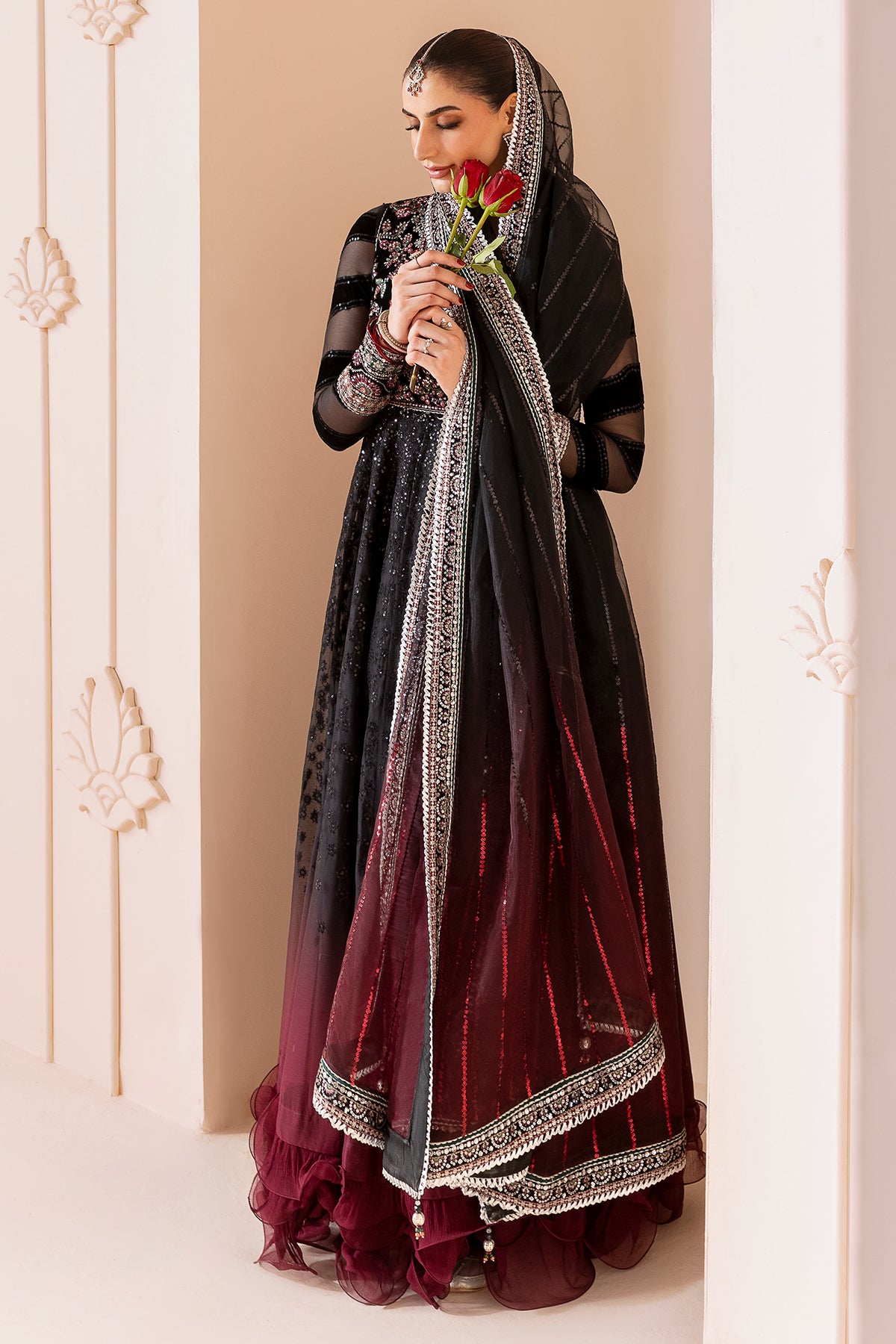Embroidered Velvet Formal VVF D-8