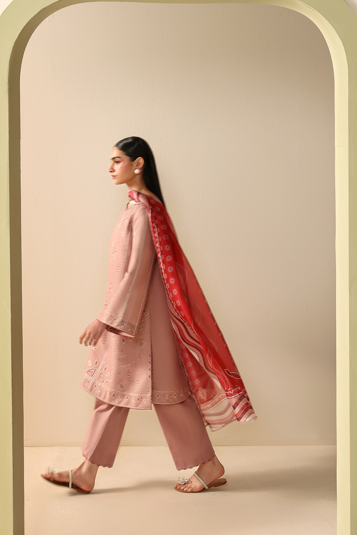 EMBROIDERED LAWN USE-9333