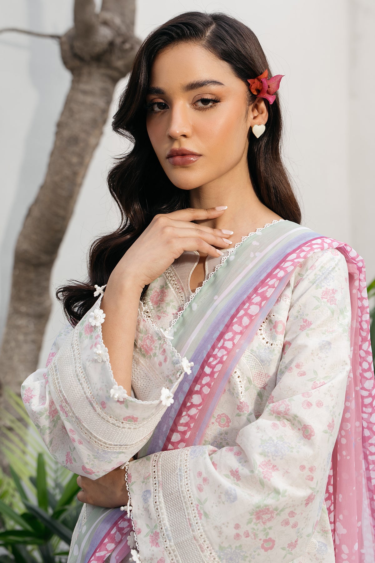 EMBROIDERED LAWN RTW - 1201