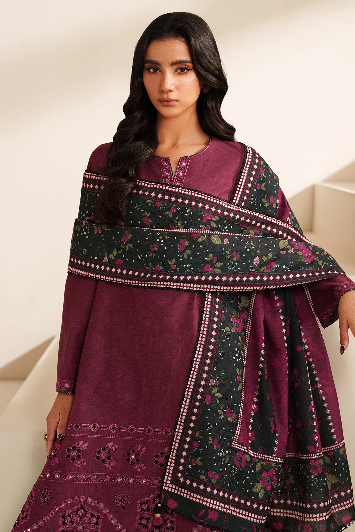 EMBROIDERED PREMIUM VISCOSE UW-0225