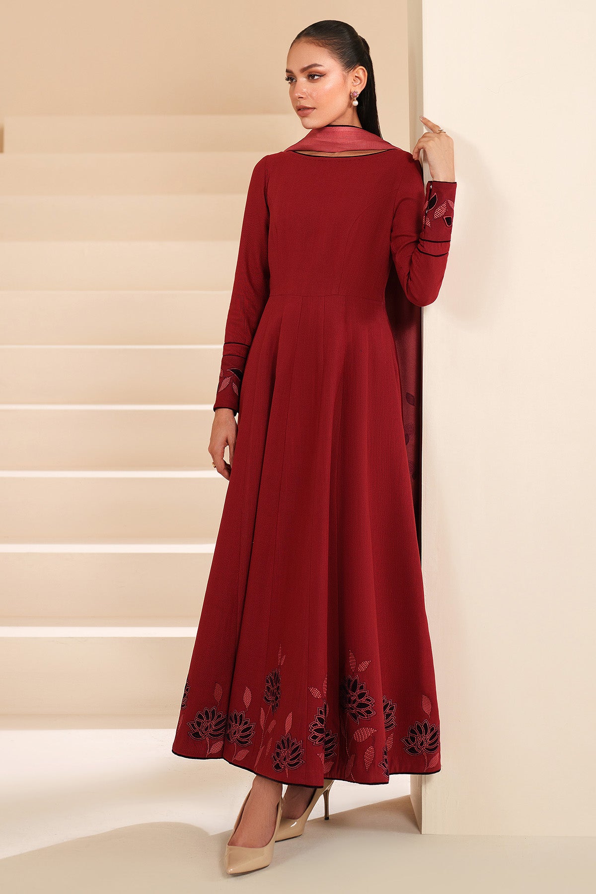 Embroidered Khaddar RTW-1266