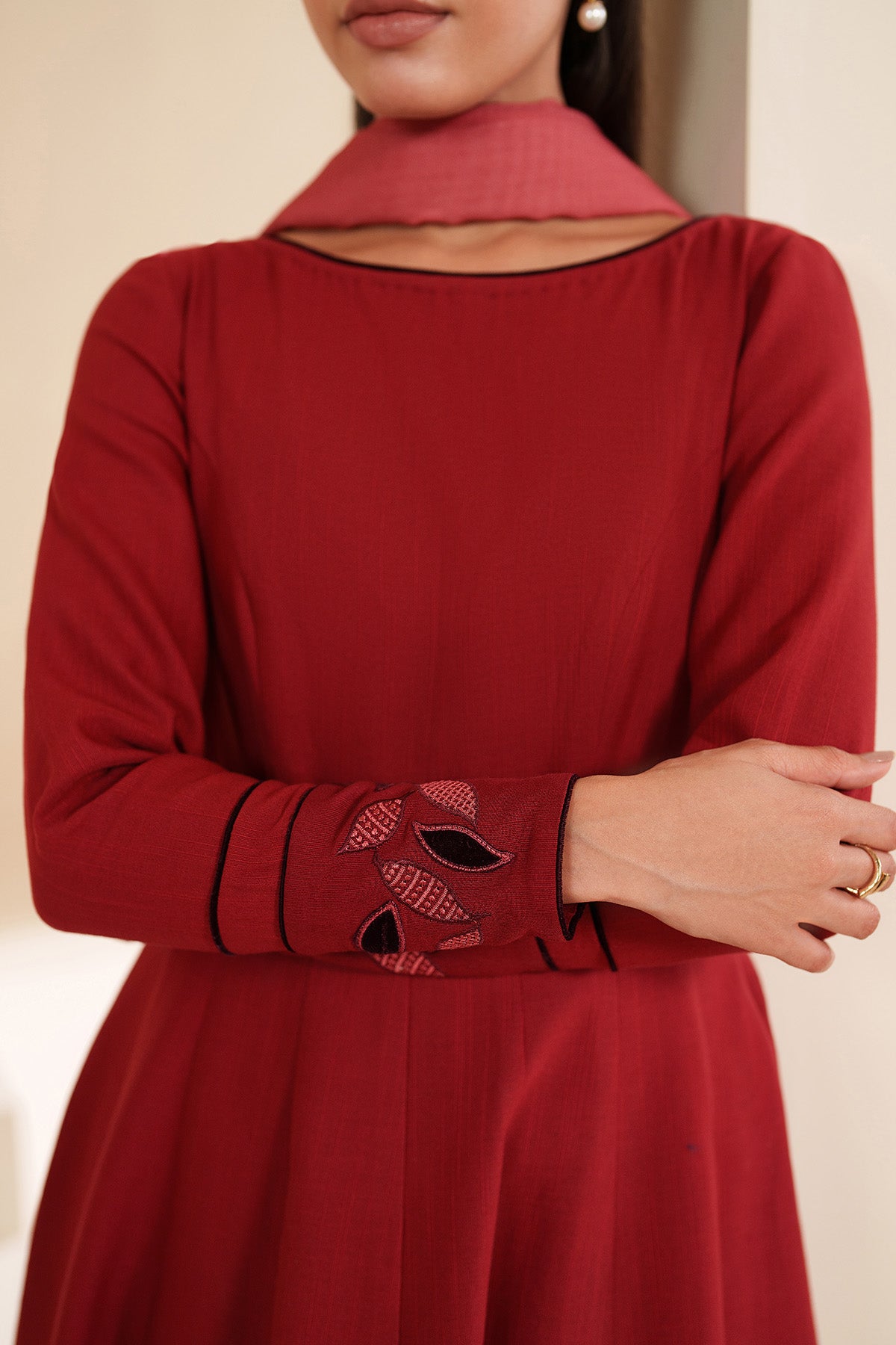 Embroidered Khaddar RTW-1266