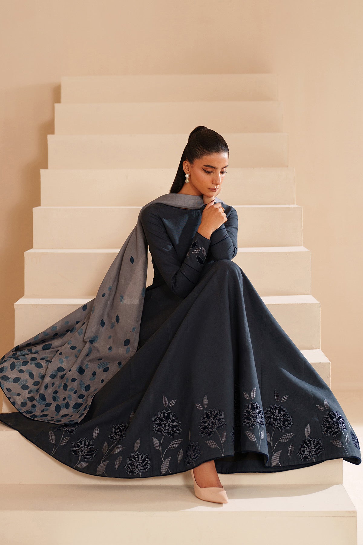 Embroidered Khaddar RTW-1267